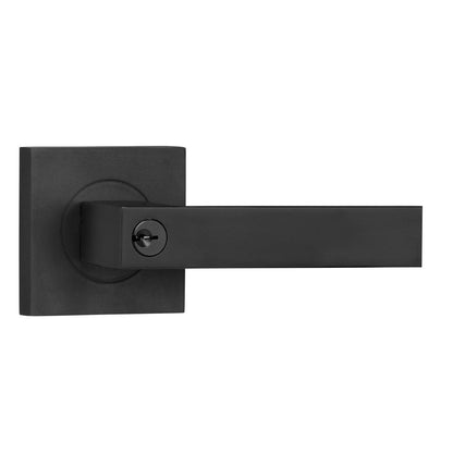 Lemaar Black Javea Entrance Set - 65mm Zinc - Durable - Secure