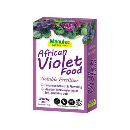 Manutec Soluble African Violet Food - 300g - Water Soluble - Nutrient Rich