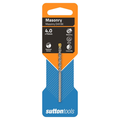 Sutton Tools Masonry Drill Bit - 4 x 75mm