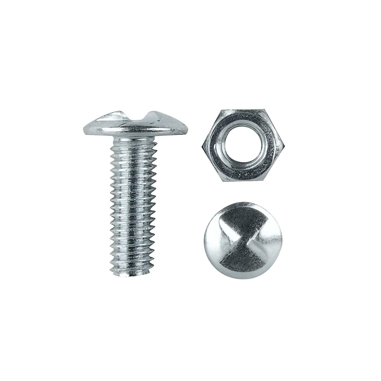 Pinnacle Assorted Anti Theft Bolts and Nuts - M4-M8 - 50 Pack
