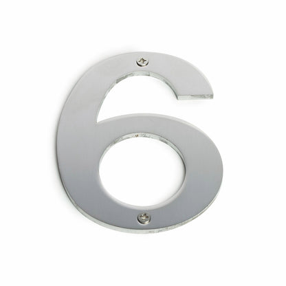 Sandleford Stainless Steel House Number 6 - 100mm