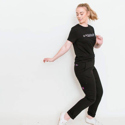 Green Hip Short Sleeve T Shirt - Black - Large