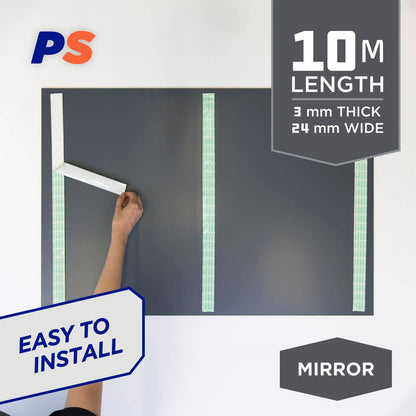 Permastik Mirror Mounting Tape - 10m x 24mm