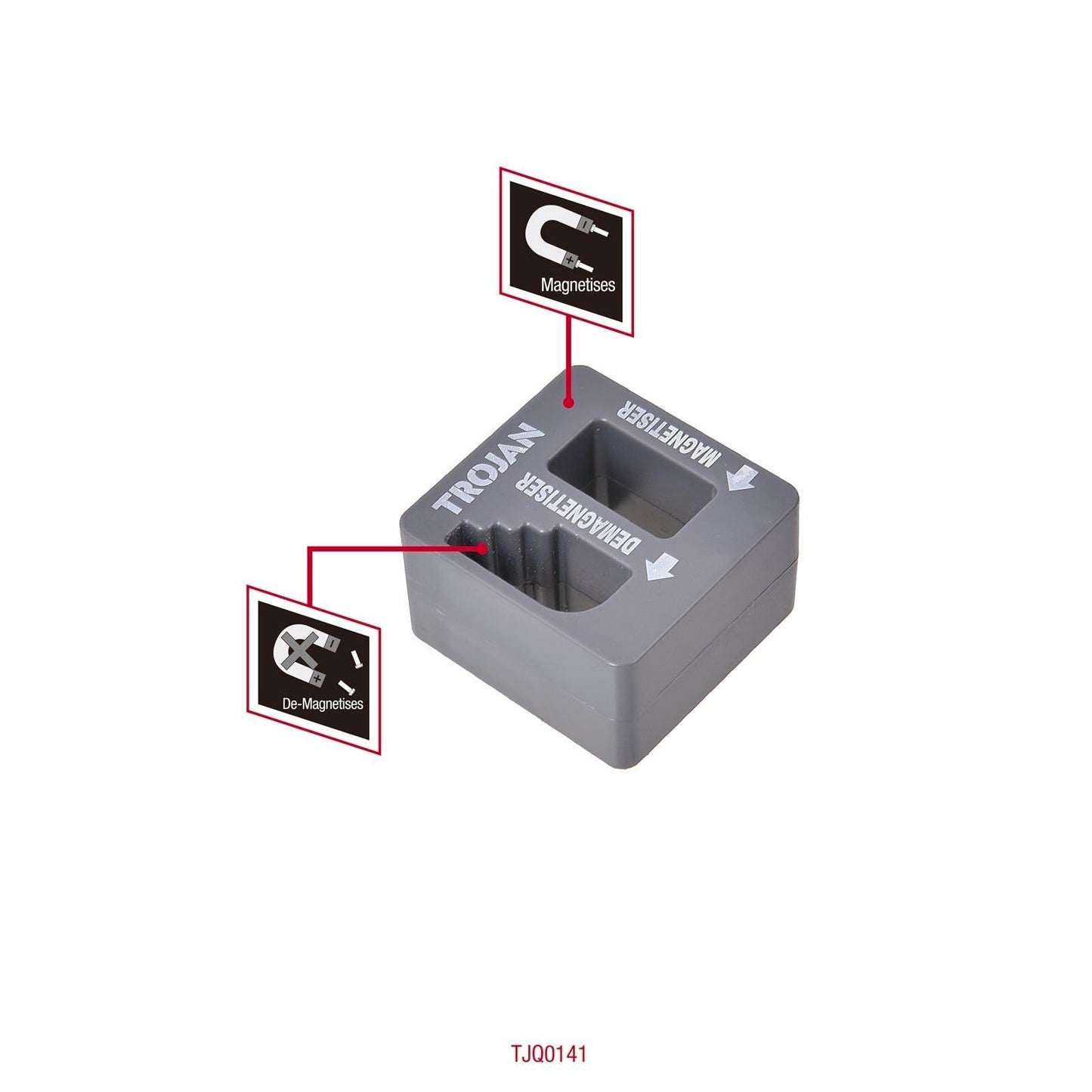 Trojan Demagnetiser Screwdriver - 92 x 30 x 155mm