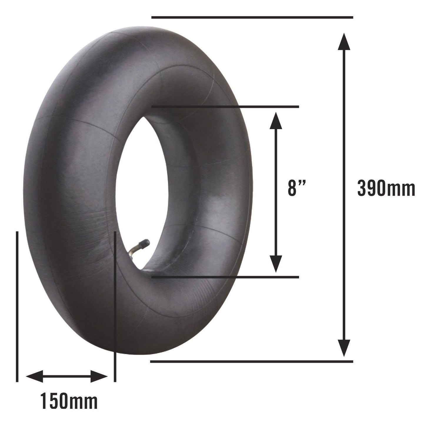 Sherlock Wheelbarrow Tube - 16" x 6.50-8