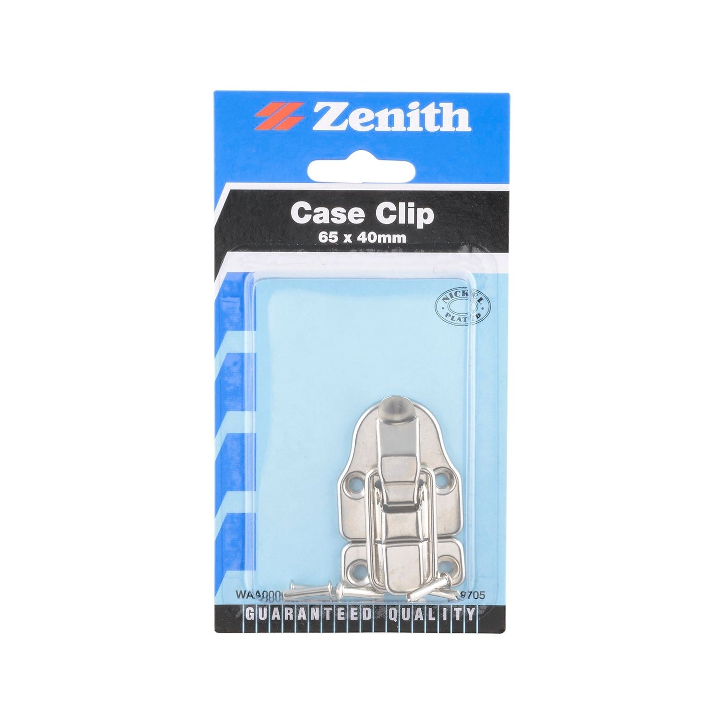 Zenith Nickel Plated Suitcase Clip - 65 x 40mm