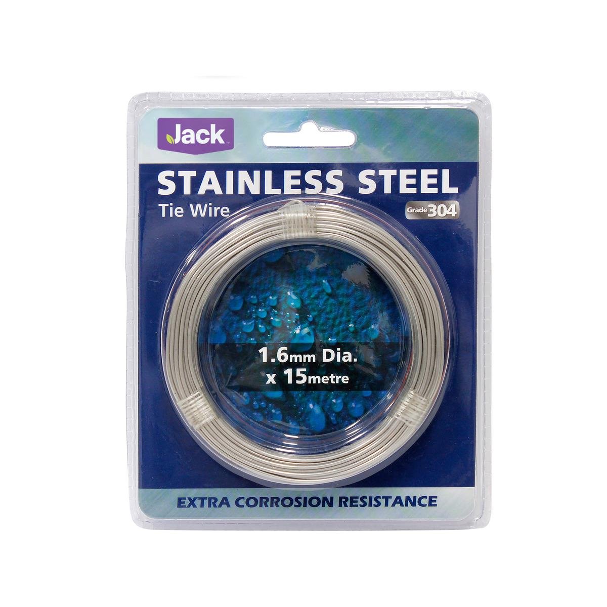 Jack Tie Wire - 1.6mm x 15m - Stainless Steel - Soft & Easy to Use