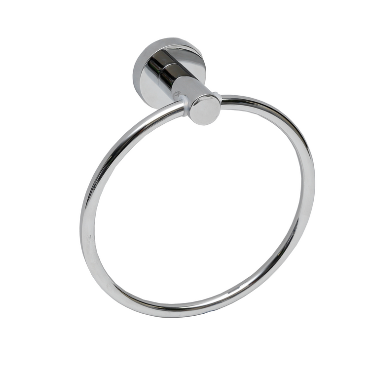 Estilo Chrome Bella Single Towel Ring