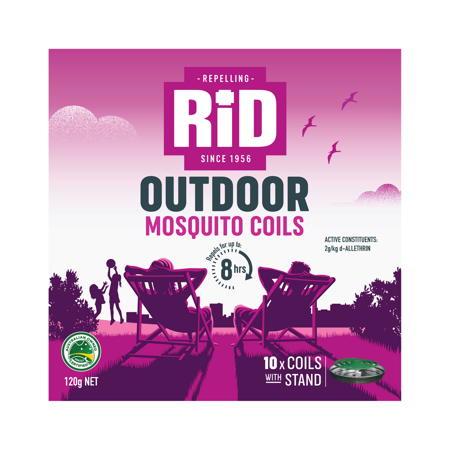 RID Insect Repellent Mosquito Coils - 10 Pack