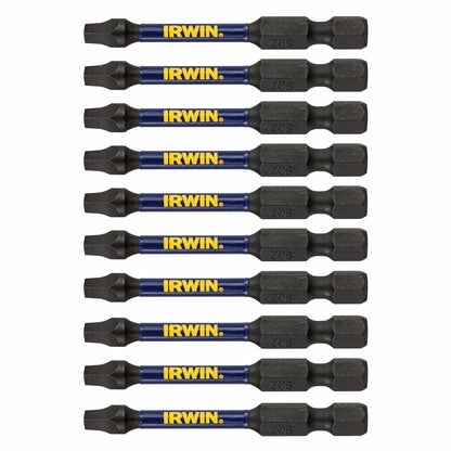 Irwin Impact Pro Performance Bits - 57mm SQ2 - 10 Pack