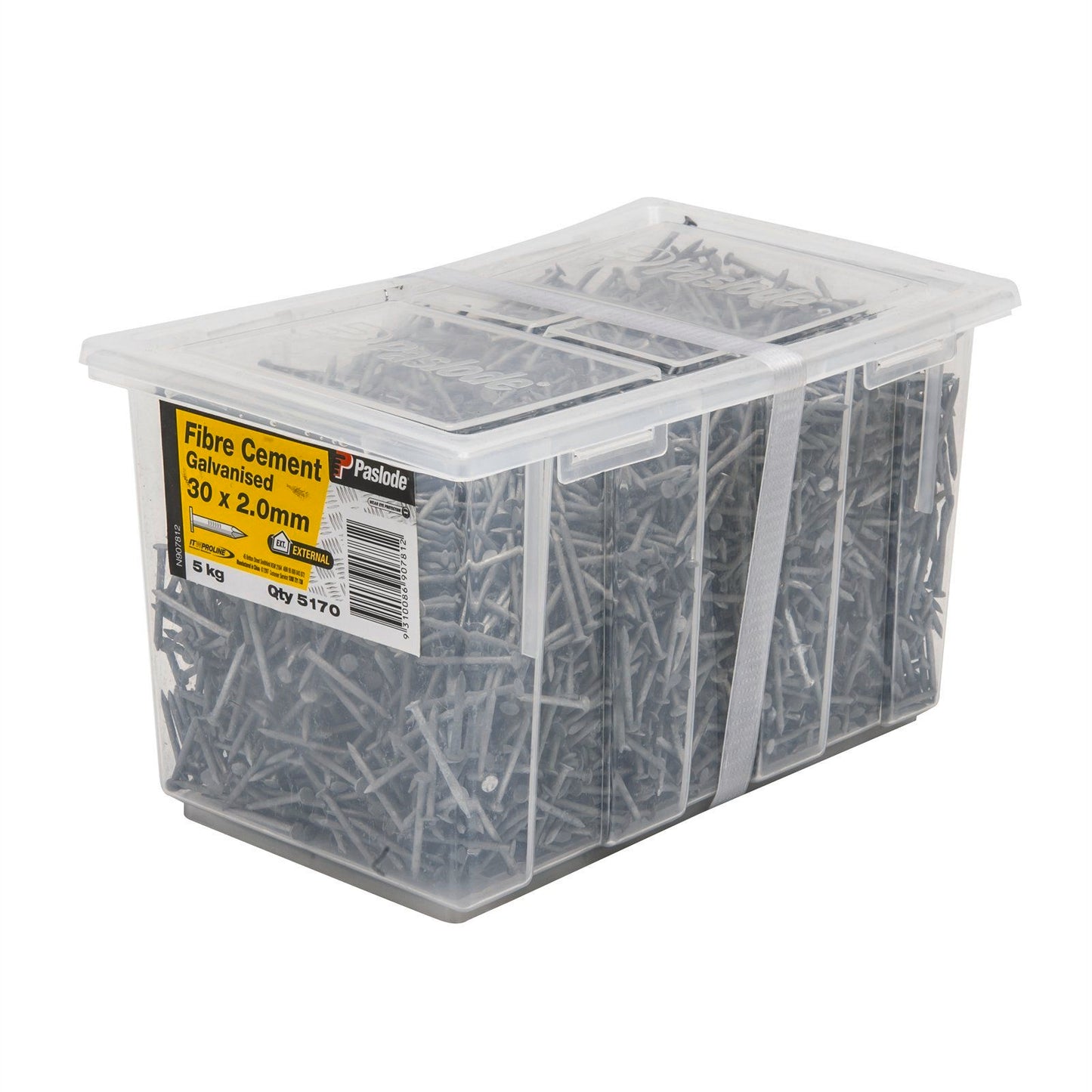 Paslode Galvanised Fibre Cement Nail - 30 x 2mm - 5kg