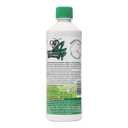 Bar's Bugs Windscreen Cleaner - Washer Additive + Rain Repellent - 500ml