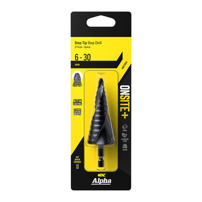 Alpha Onsite Step Drill - 6 - 30mm