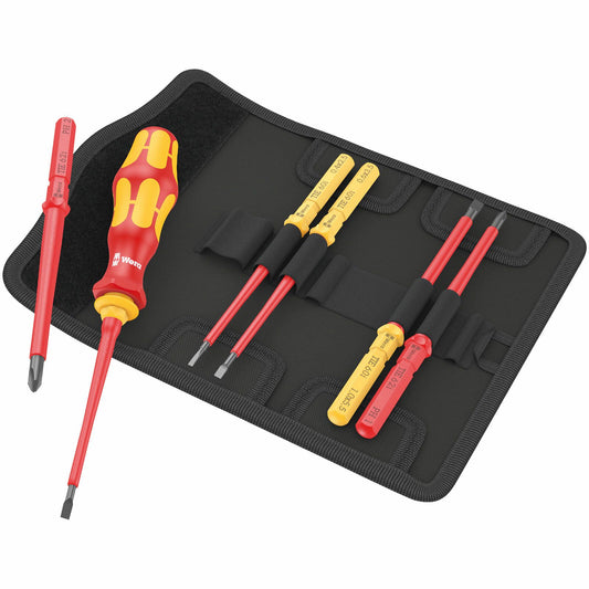 Wera VDE Kraftform Kompakt Screwdriver Set - 7 Piece - 157mm