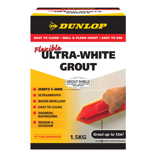 Dunlop Ultra White Grout - 1.5kg