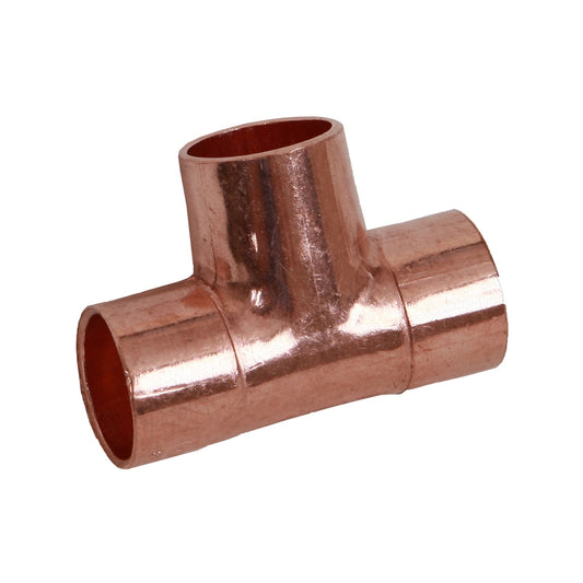 Brasshards Copper Capillary Tee - 15 x 15 x 15mm