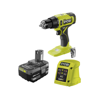 Ryobi Hammer Drill All Rounder Kit - 18V ONE+ - 4.0Ah - 13mm