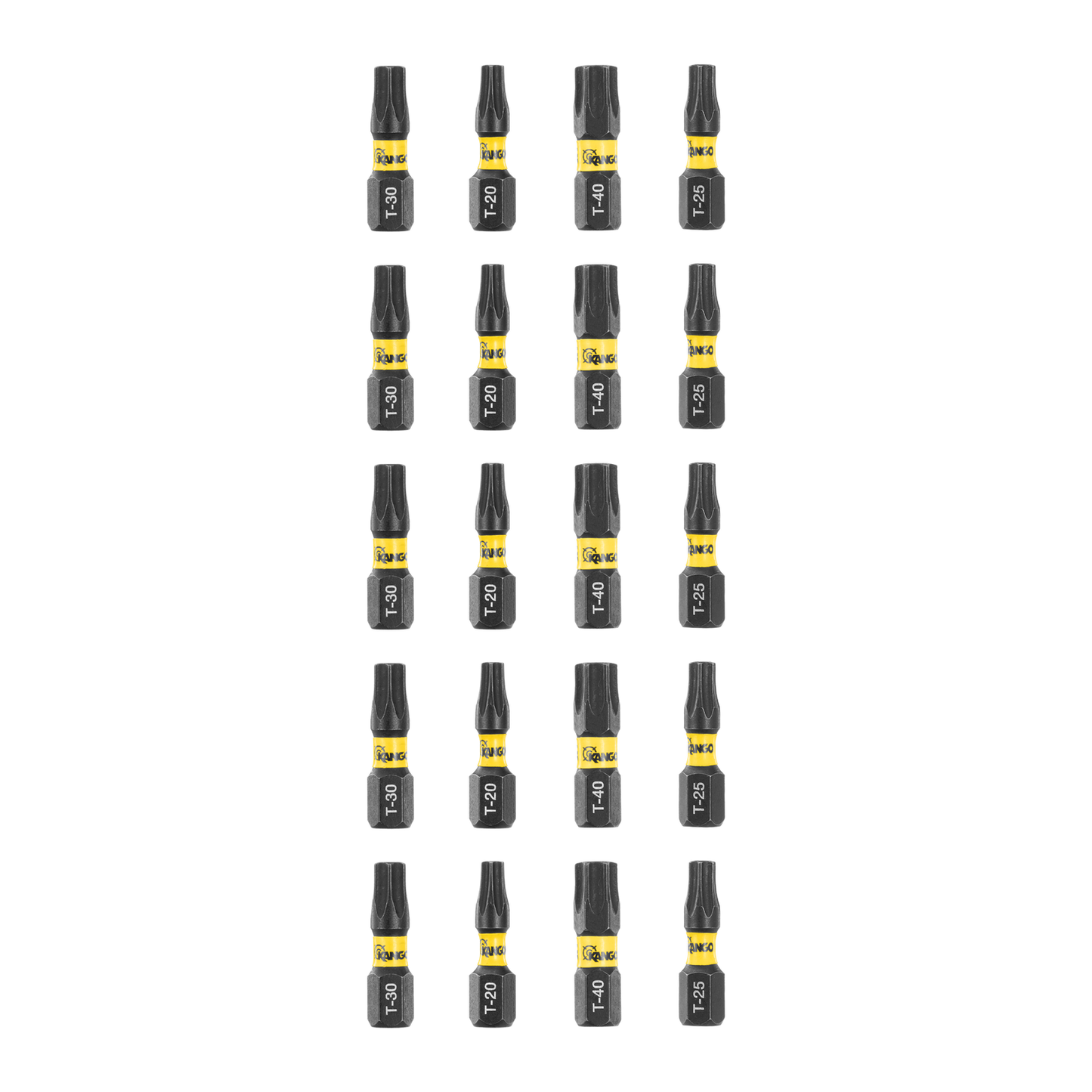 Kango TX Mix Impact Driver Insert Bits - 25mm - 20 Pack