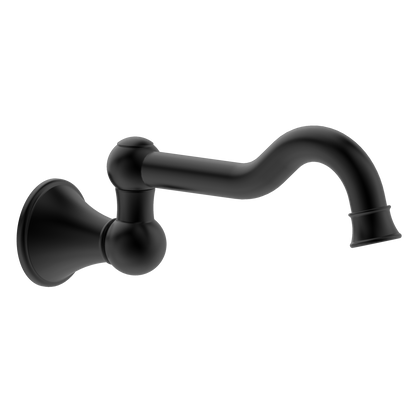Mondella MAESTRO Classic Swivel Bath Spout Matte Black Maestro
