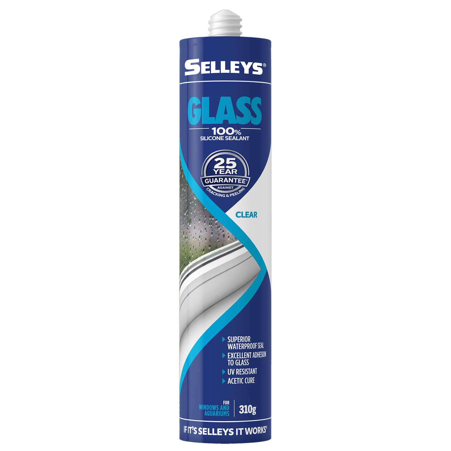 Selleys Glass Silicone - 310g