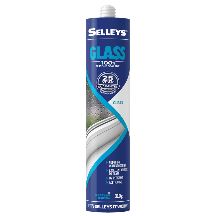 Selleys Glass Silicone Sealant Clear 310g