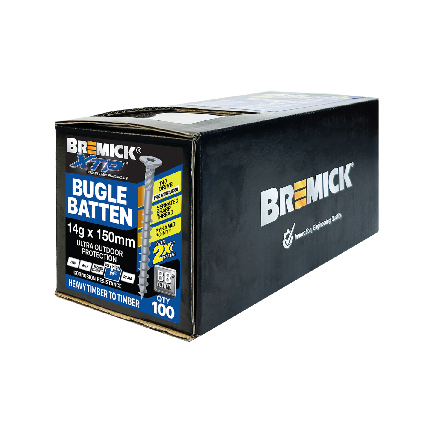 Bremick XTP Bugle Batten - 14g x 150mm - 100 Pack