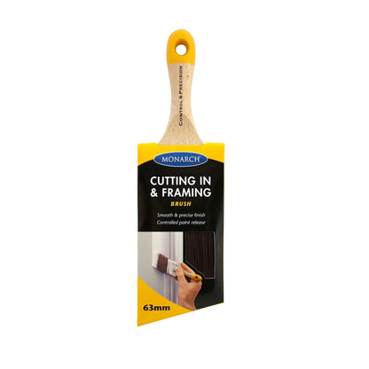 Monarch 63mm Cutting In and Framing Paint Brush - Synthetic - Timber - Durable