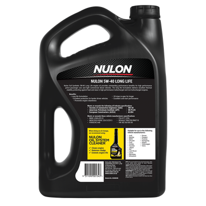 Nulon Full Synthetic Engine Oil - 5W-40 - 5L