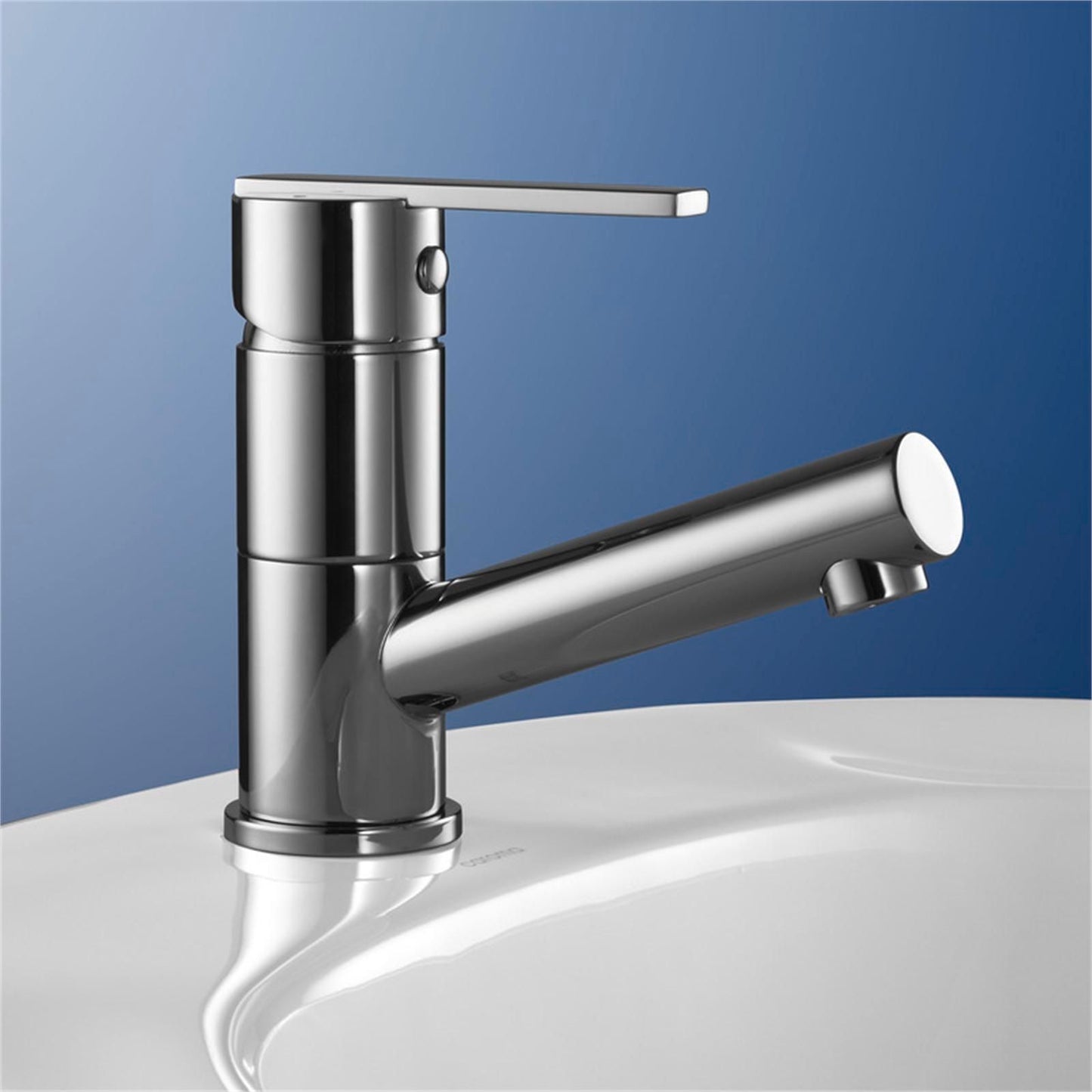 Stylus Yukon Basin Mixer - 35mm - Chrome