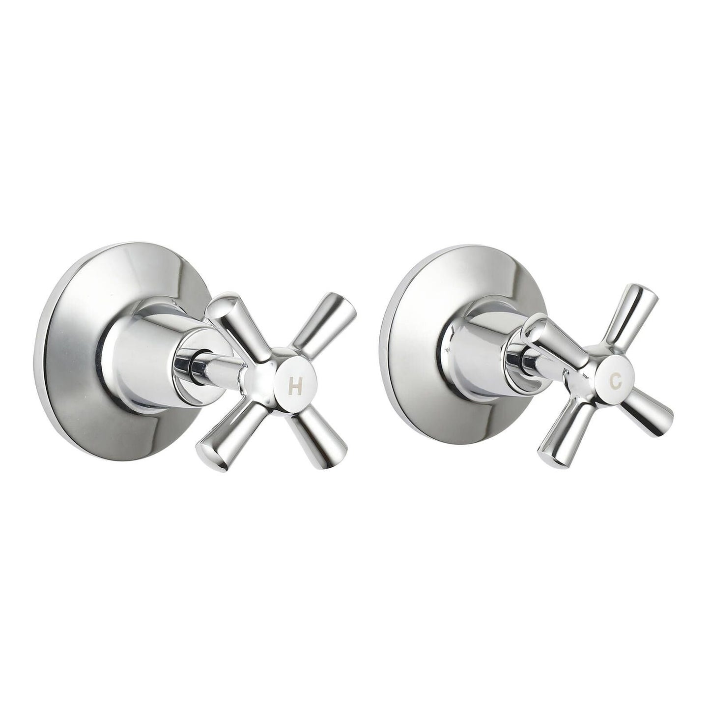Mondella Chrome Cadenza Wall Top Assembly - 1/2 Turn - 245mm