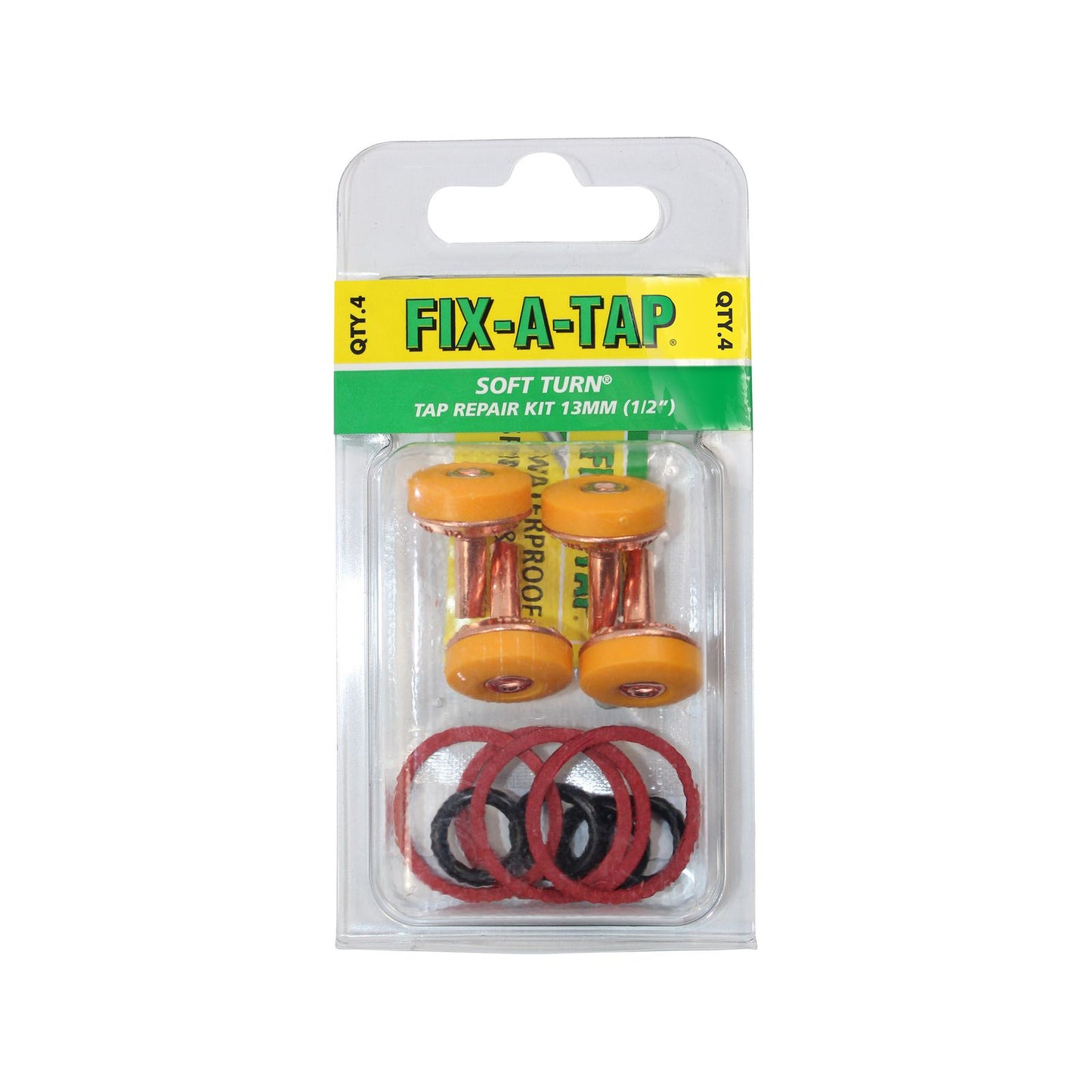 Fix a Tap Soft Turn Tap Valve Repair Kit - 13mm - 4 Pack