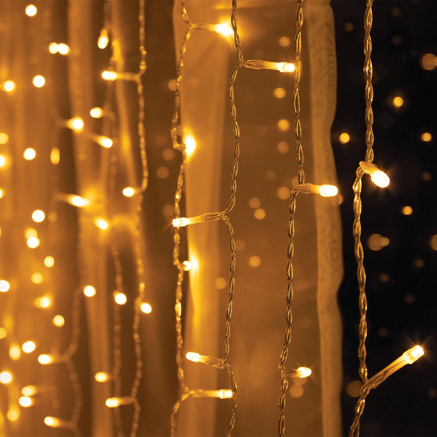Lytworx Curtain Lights - 1.9 x 2m - Warm White