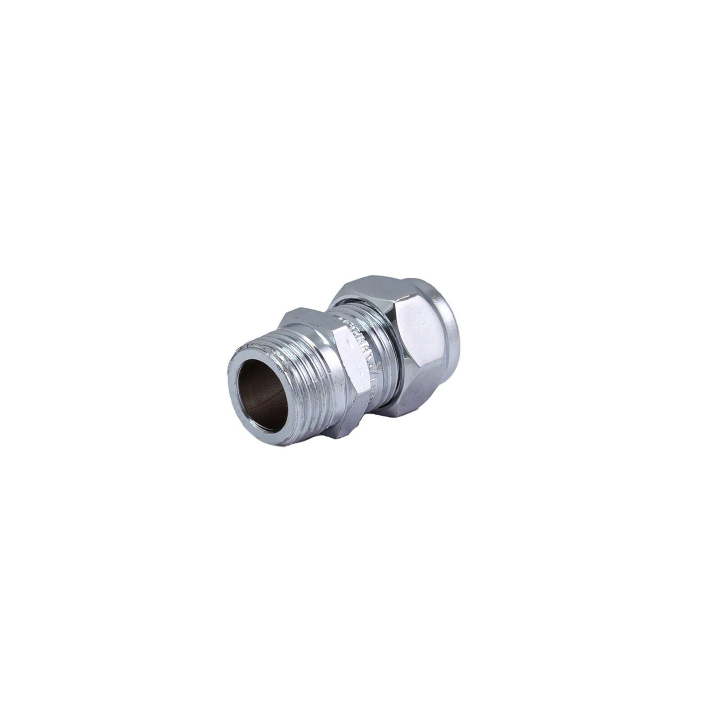 Brasshards Chrome Plated Male Compression Union - 15c x 15mi