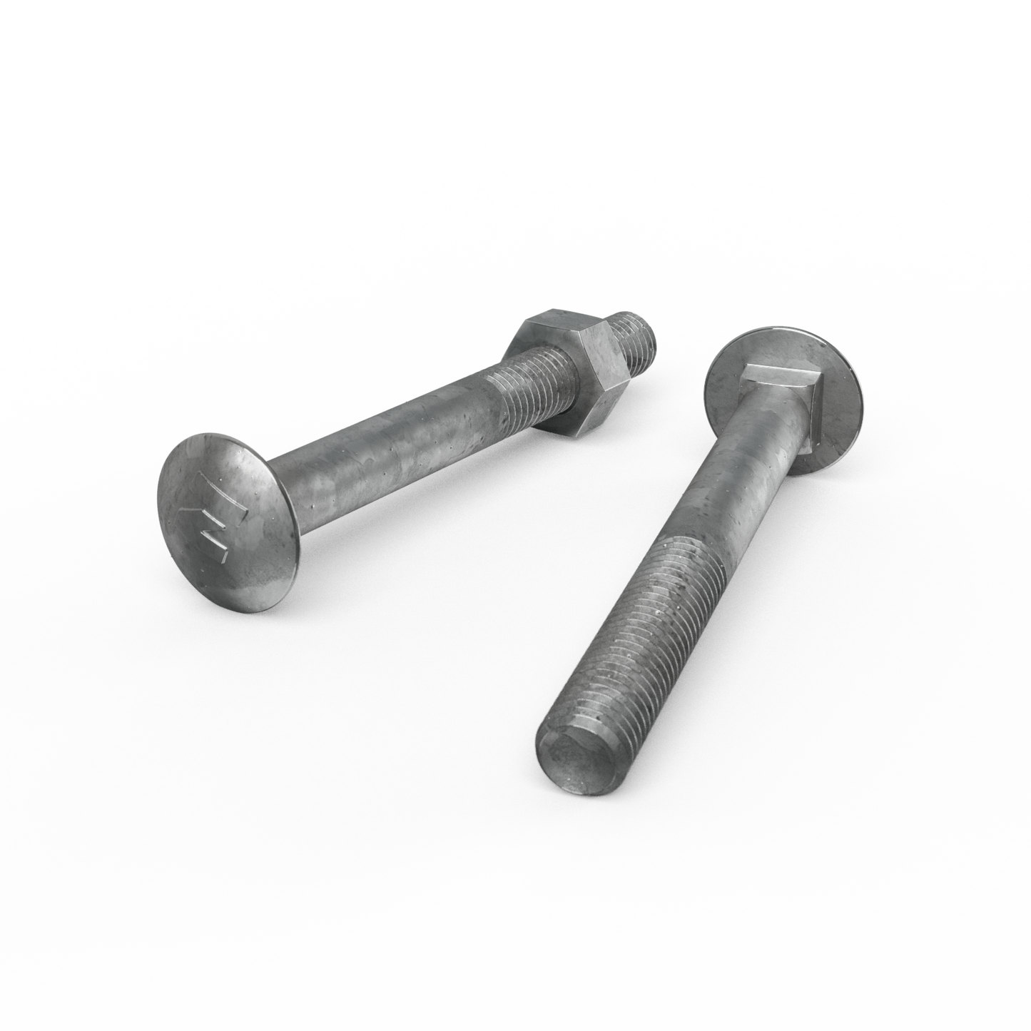 Zenith Hot Dip Galvanised Cup Head Bolts & Nuts - M10 x 90mm