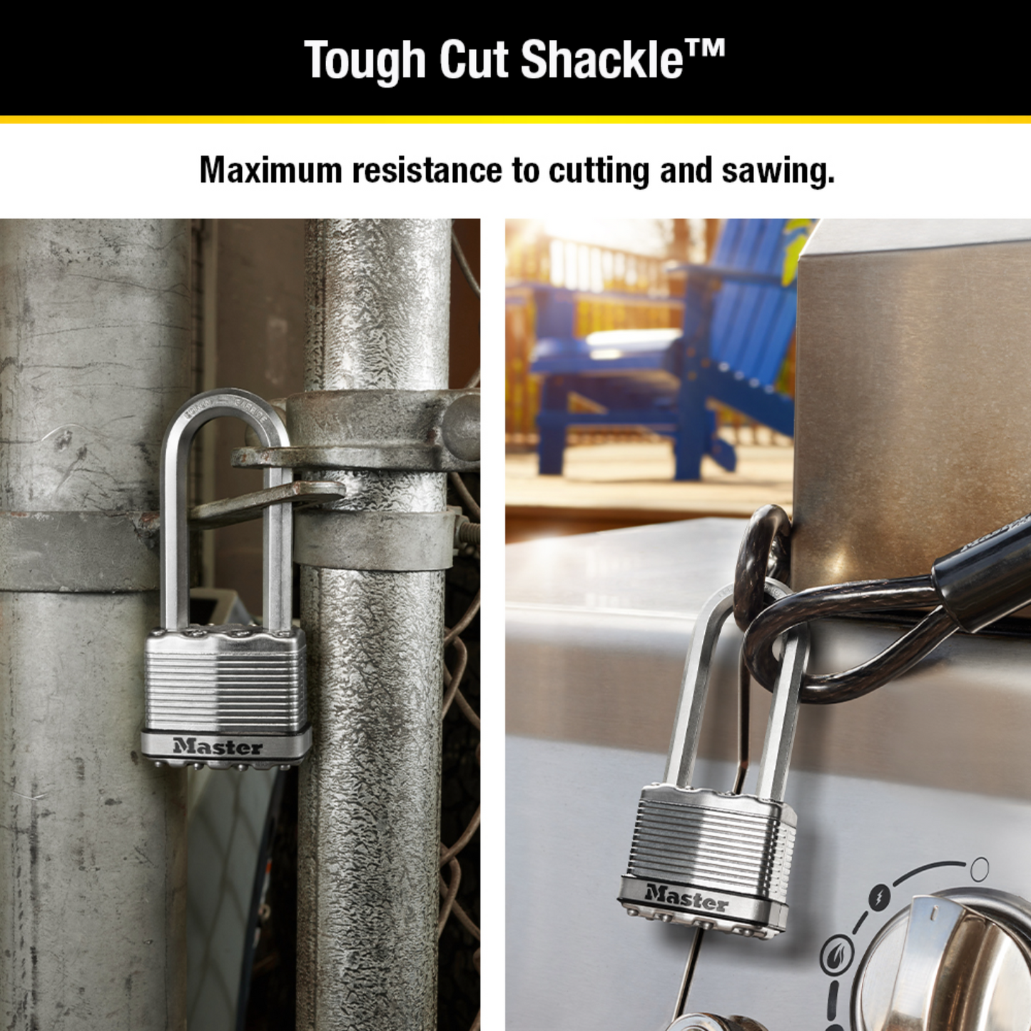 Master Lock Magnum Padlock - 51mm - 64mm Shackle