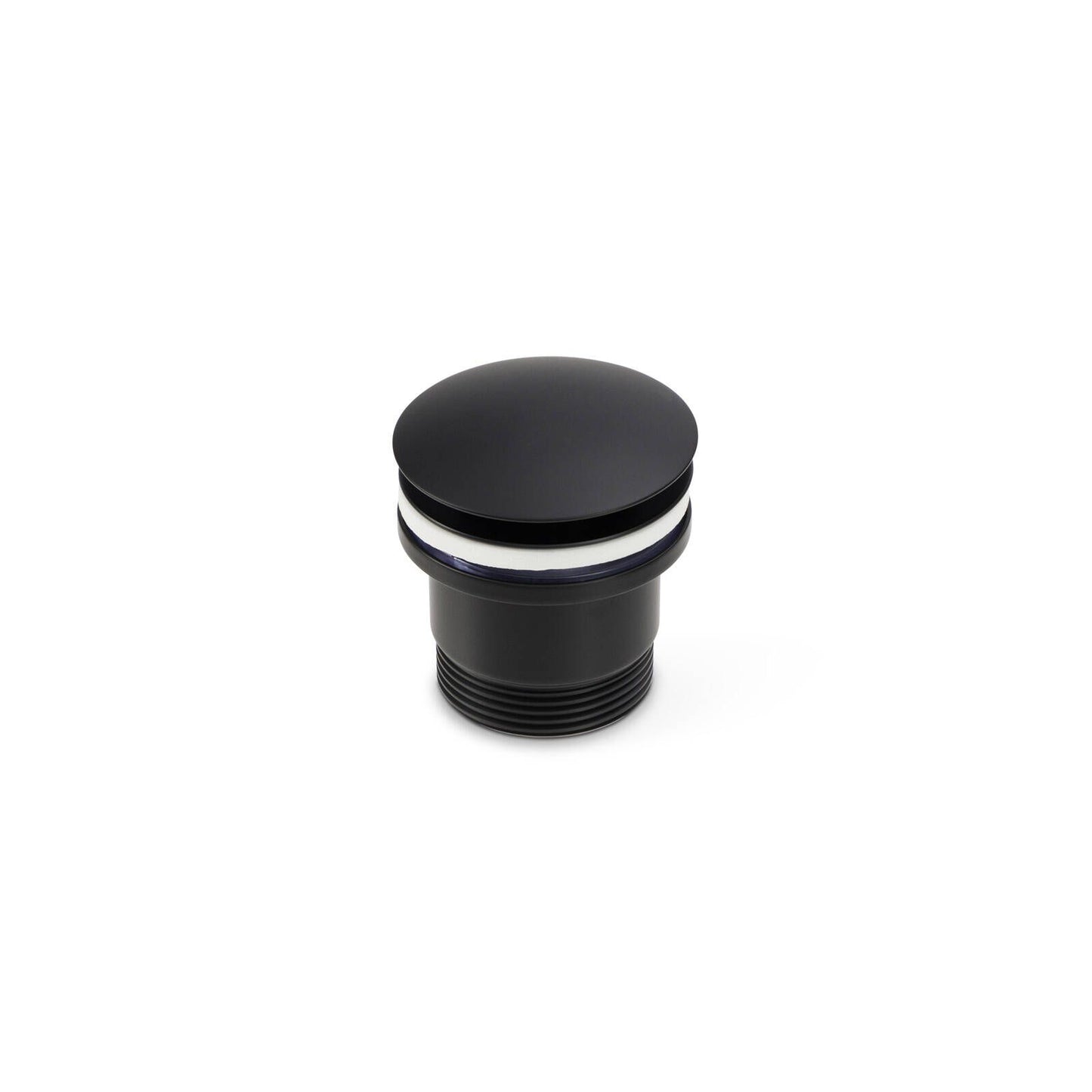 Brasshards Matt Black Universal Pop Up Dome Basin Waste - 64 x 76mm