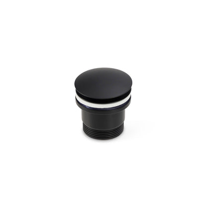 Brasshards Matt Black Universal Pop Up Dome Basin Waste - 64 x 76mm