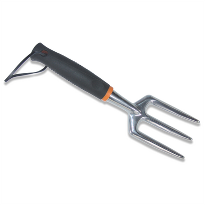 Fiskars Aluminium Fork - 90mm Tines - Ergonomic Design - SoftGrip Handle