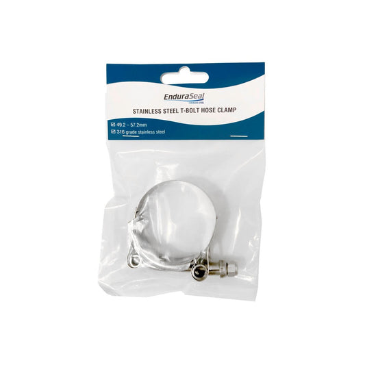 Enduraseal Stainless Steel T Bolt Hose Clamp 49-57mm - Heavy Duty