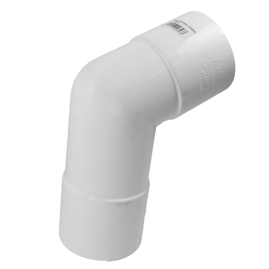 Icon Plastics Round PVC Socket Bend Downpipe - 80mm
