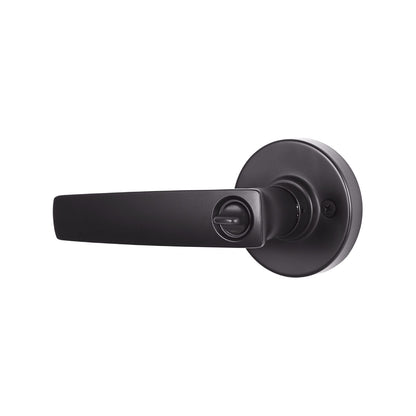 Gainsborough Neue Aurora Entrance Lever Set - Matt Black - 145 x 67mm
