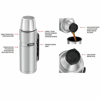 Thermos Stainless King Vacuum Insulated Flask - 1.2L