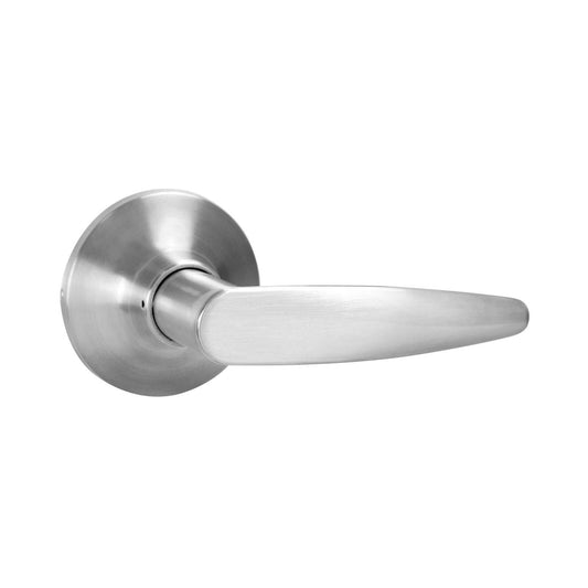 Delf Satin Chrome Pomona Dummy Lever Set - 138 x 64mm
