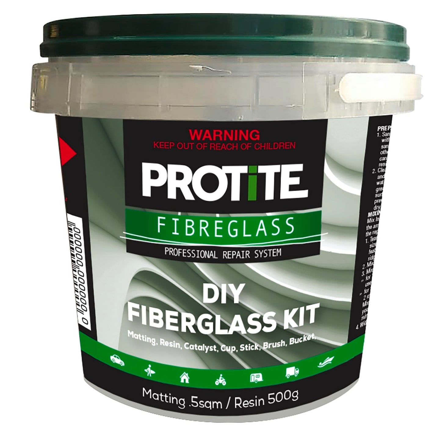 Protite Fibreglass Kit - 500g