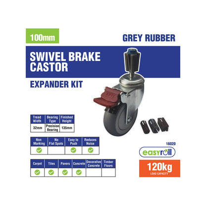 Easyroll Castor Xpan Kit - 100mm