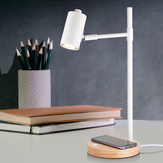 Verve Design Amari Desk Lamp - 160 x 435mm - White
