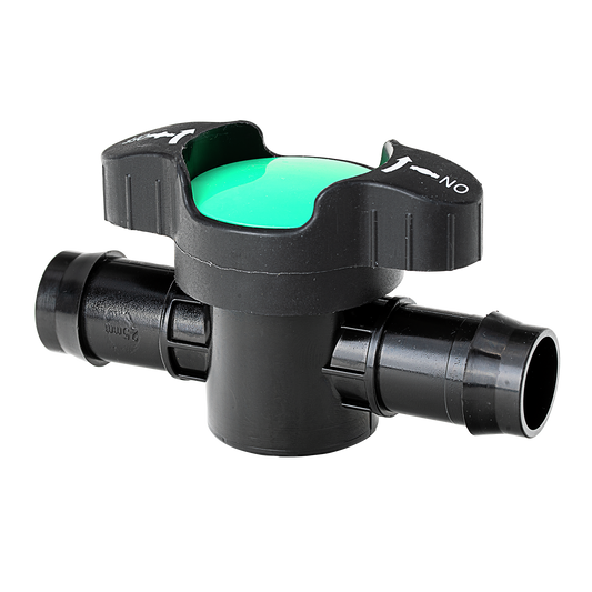 K Rain Barbed Inline Valve - 25mm - KV25