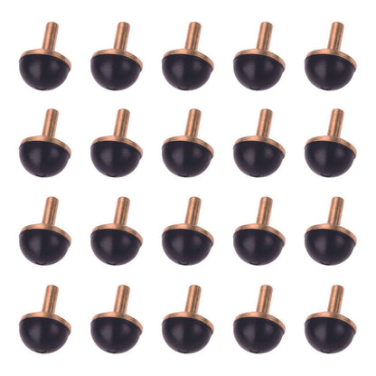 Kinetic 12mm Dome Brass Tap Valve - 20 Pack