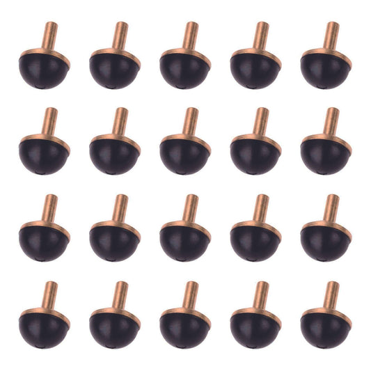 Kinetic 12mm Dome Brass Tap Valve - 20 Pack