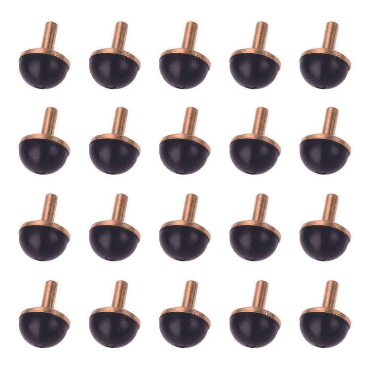 Kinetic 12mm Dome Brass Tap Valve 20 Pack